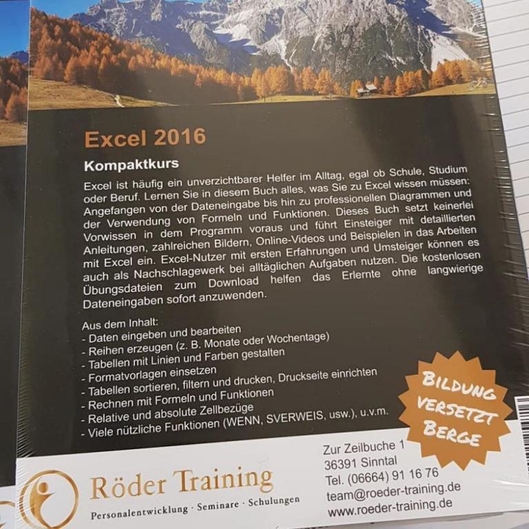 Excel Seminarunterlagen